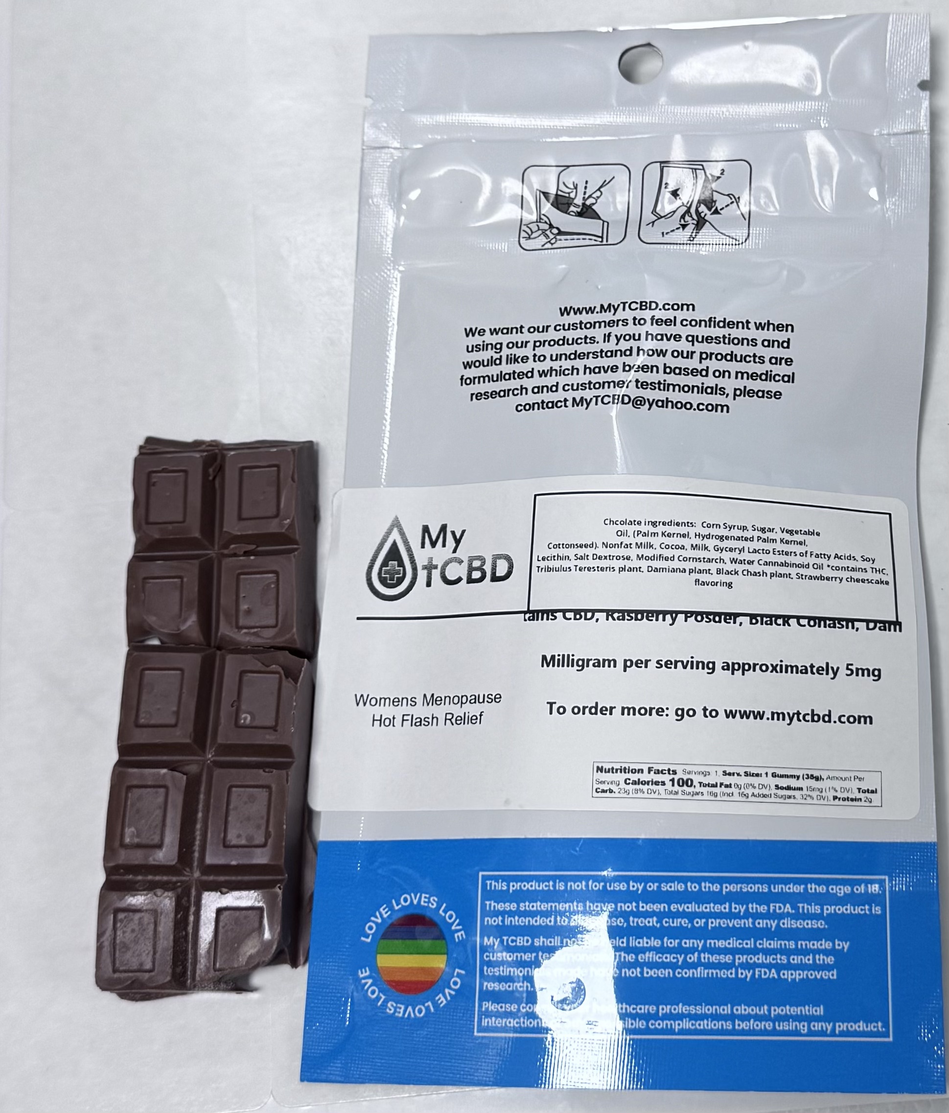 NoMi Hot Moms - Menopause Chocolate Bar